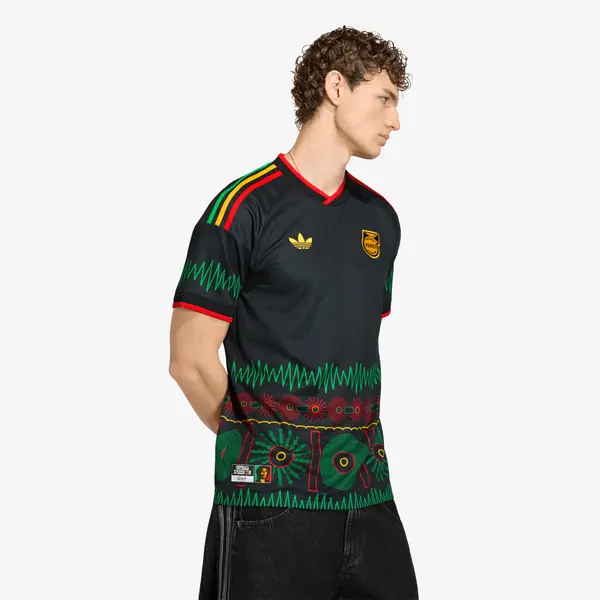 adidas Originals Dres adidas Jamaica 26 X Bob Marley Away Jersey Black M