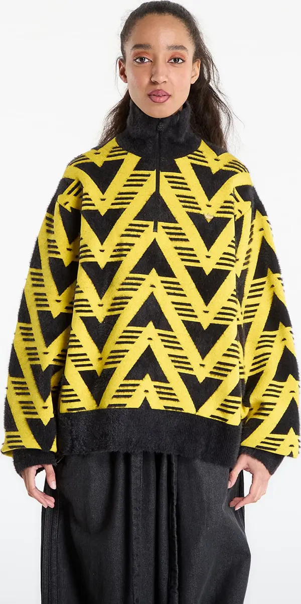 adidas Originals Dres adidas Knitted Half-Zip Sweater Eqt Yellow S