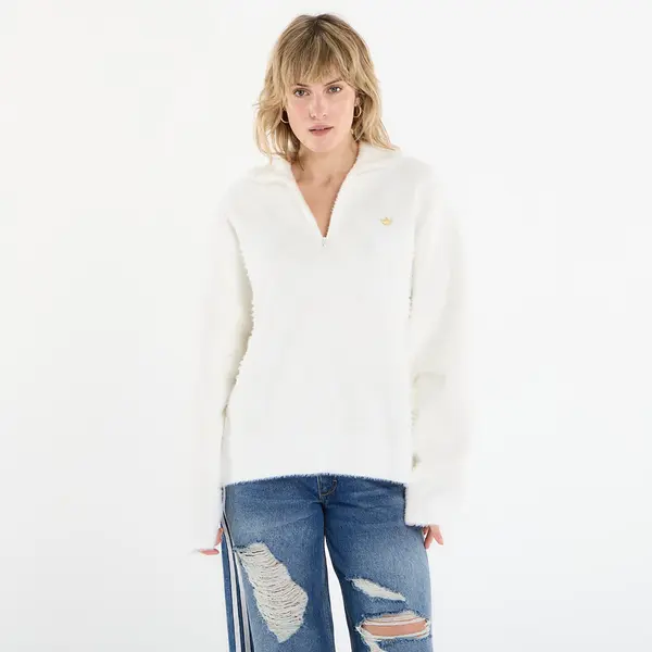 adidas Originals Dres adidas Knitted Half-Zip Sweater Off White XL