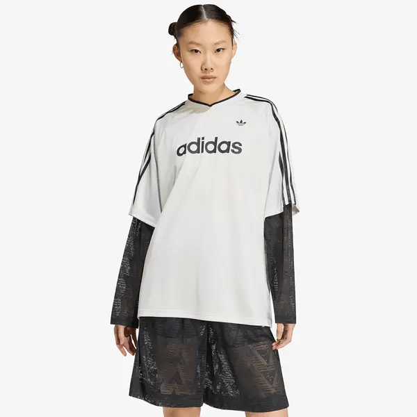 adidas Originals Dres adidas Lace Long-Sleeve Jersey Cloud White M