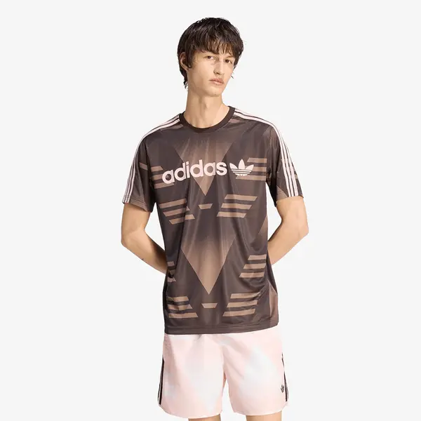 adidas Originals Dres adidas Loose Sponsored Jersey Aurora Coffee XXL
