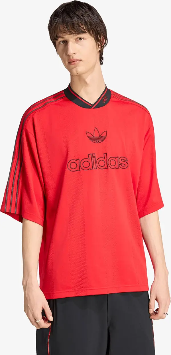 adidas Originals Dres adidas Oversized Knit Jersey Better Scarlet S