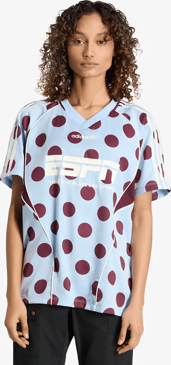 adidas Originals Dres adidas Street Jersey Ss Clear Sky XL