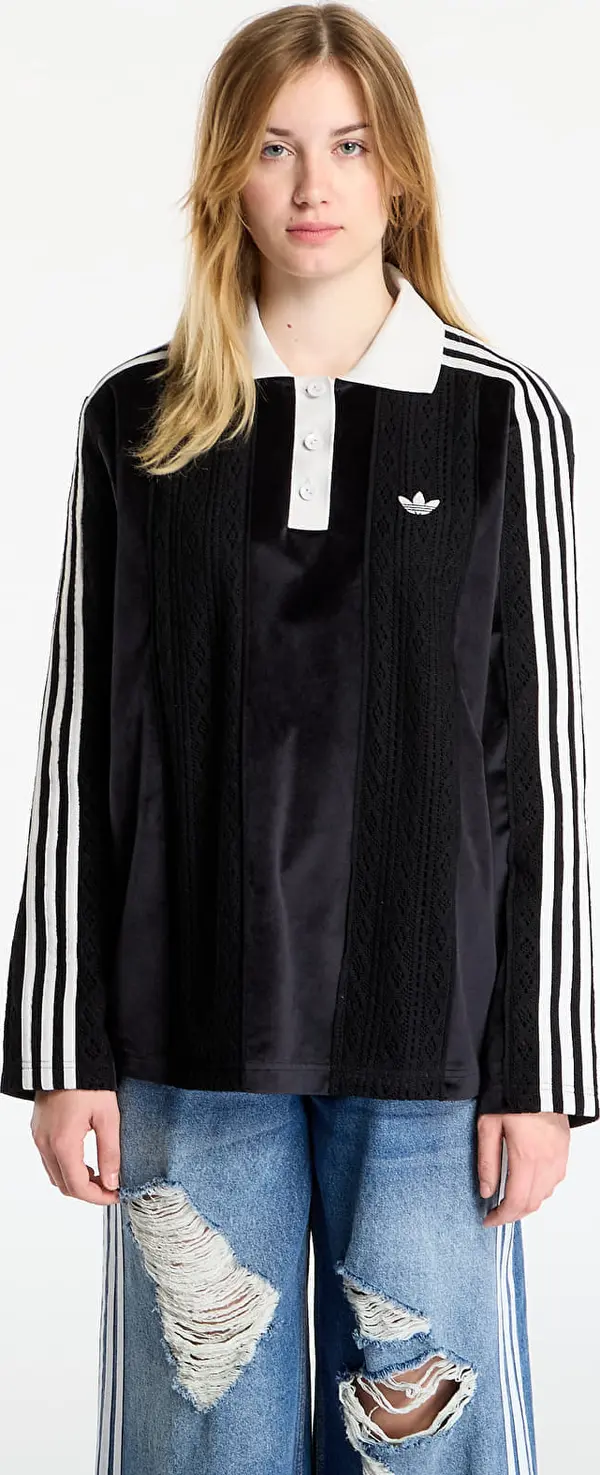 adidas Originals Dres adidas Winterised Longsleeve Soccer Jersey Black L