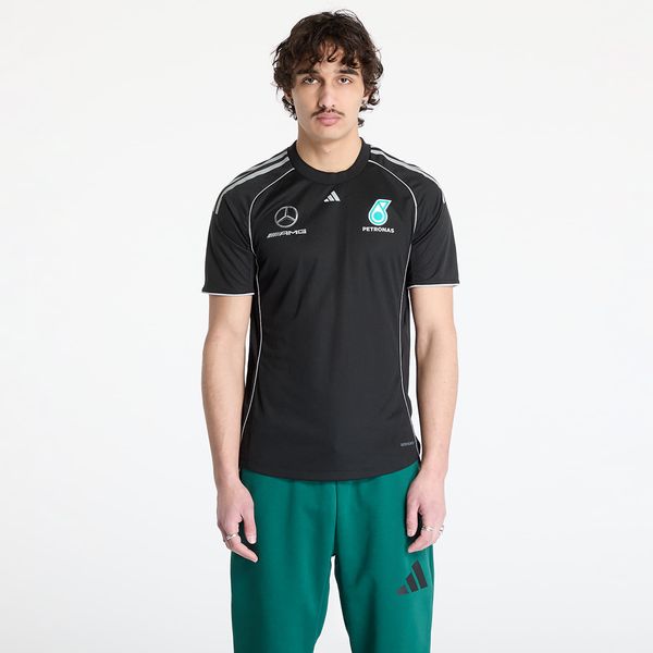 adidas Originals Dres adidas x Mercedes AMG Petronas F1 Team Mechanics Jersey Black/ Black/ Reflective Silver XXL
