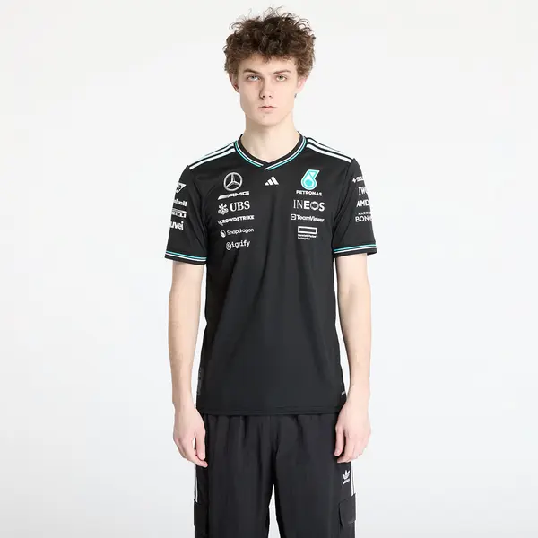 adidas Originals Dres adidas x Mercedes Amg Petronas Formula One Team Driver Authentic Jersey Black/ Black/ White S