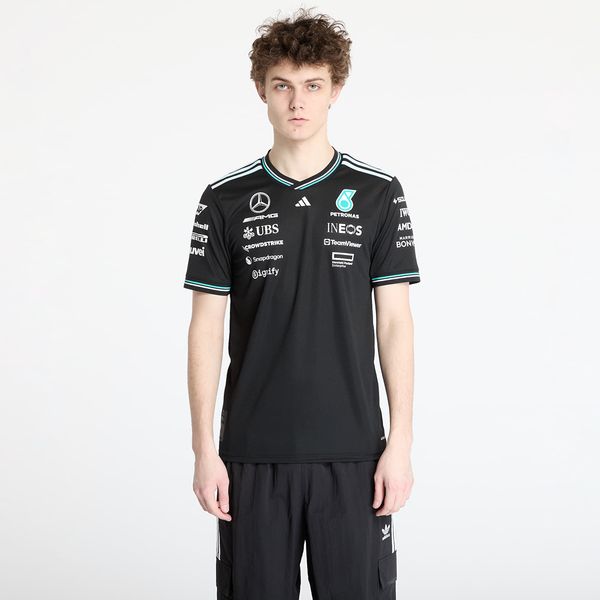 adidas Originals Dres adidas x Mercedes Amg Petronas Formula One Team Driver Authentic Jersey Black/ Black/ White XL