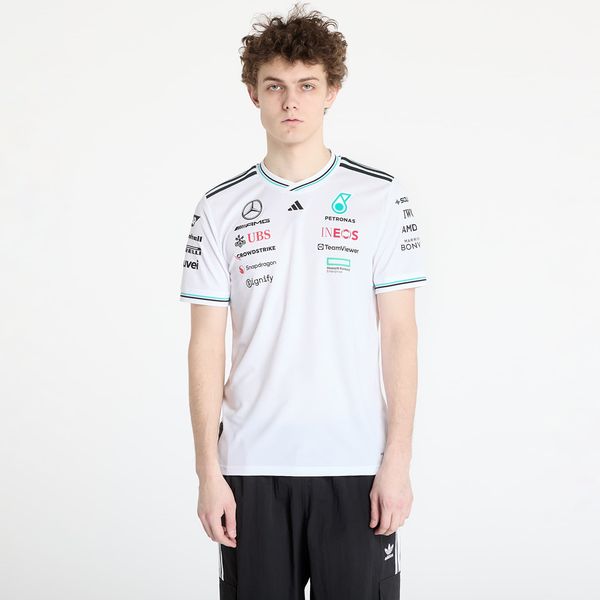 adidas Originals Dres adidas x Mercedes Amg Petronas Formula One Team Driver Authentic Jersey White/ White/ Black S