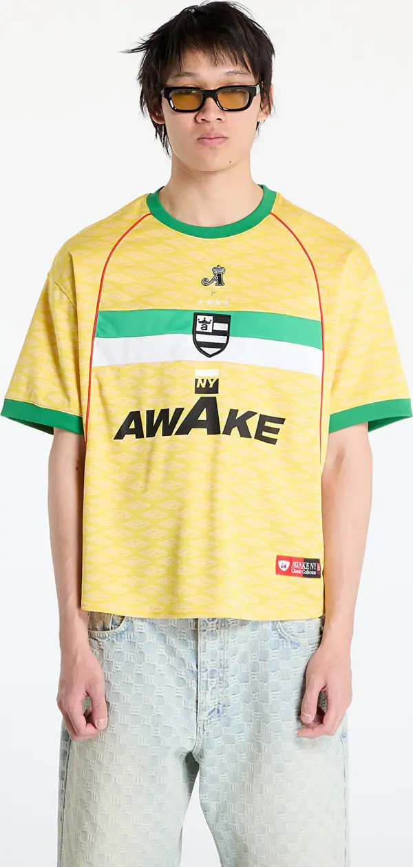 Awake NY Dres Awake NY Sport Jersey SS Top Yellow M