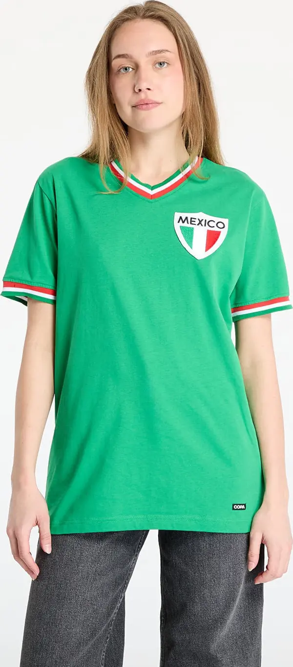 COPA Dres COPA Mexico Pelé 1980's Retro Football Shirt UNISEX Green M
