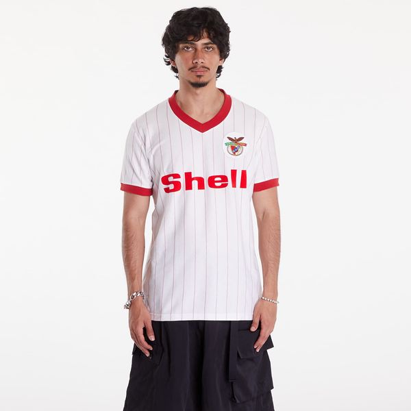 COPA Dres COPA SL Benfica 1985 - 86 Away Retro Football Shirt UNISEX White XL