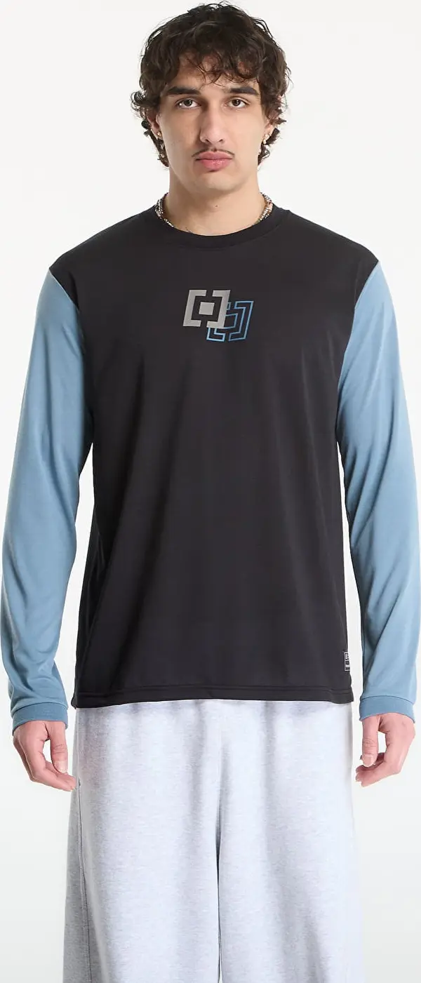 Horsefeathers Dres Horsefeathers Fury Ls Bike Jersey Black/ Citadel L