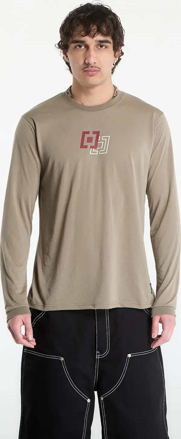 Horsefeathers Dres Horsefeathers Fury Ls Bike Jersey Taupe XXL