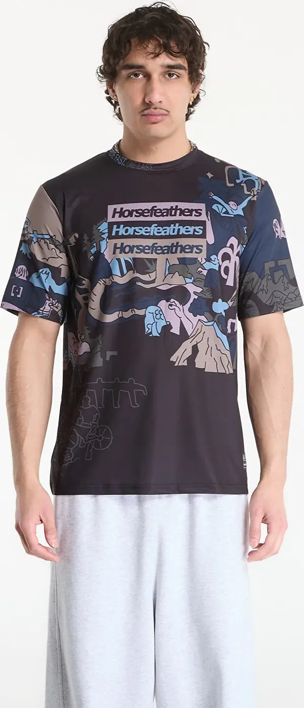 Horsefeathers Dres Horsefeathers Quantum Bike Jersey Doodle L