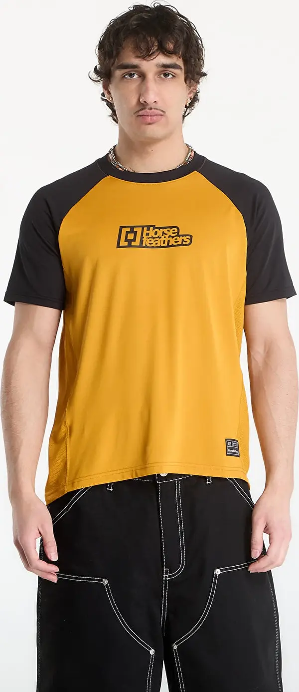 Horsefeathers Dres Horsefeathers Spike Bike Jersey Sunflower/ Black L