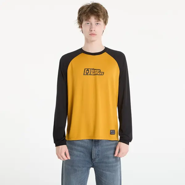 Horsefeathers Dres Horsefeathers Spike Ls Bike Jersey Sunflower/ Black L