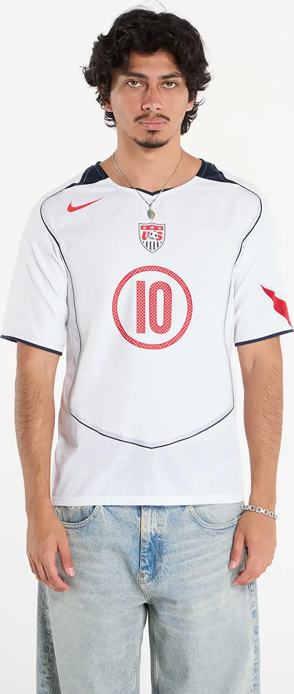 Nike Dres Nike Landon Donovan USMNT 2004 Total 90 Reissue Men's Nike Soccer Replica Jersey White/ College Navy/ University Red L
