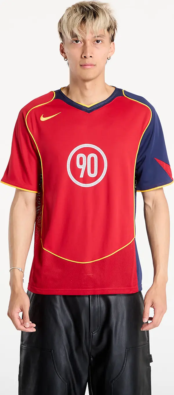 Nike Dres Nike Total 90 Men's Dri-FIT Soccer Jersey Gym Red/ Midnight Navy/ University Gold M