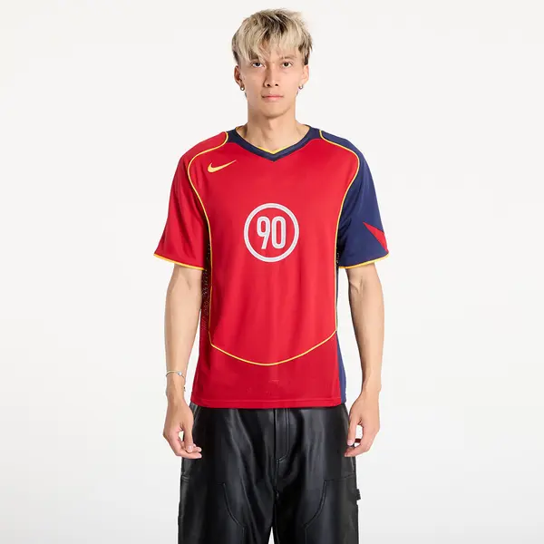 Nike Dres Nike Total 90 Men's Dri-FIT Soccer Jersey Gym Red/ Midnight Navy/ University Gold S