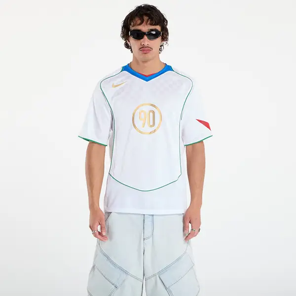 Nike Dres Nike Total 90 Men's Dri-FIT Soccer Jersey White/ Italy Blue/ Sport Red/ Metallic Gold XL