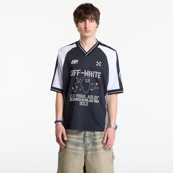 Off-White Dres Off-White Soccer V-Neck S/S T-Shirt 1 Black M