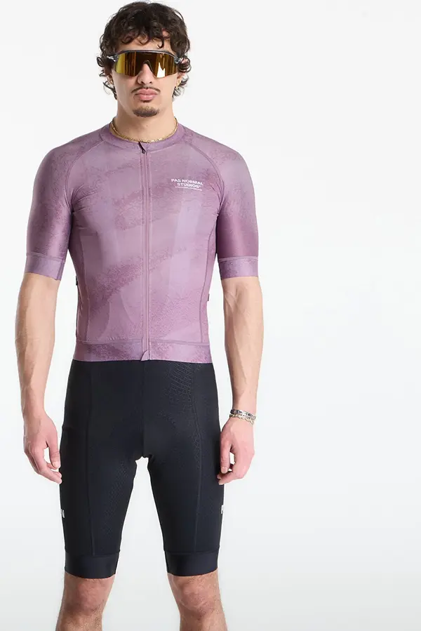 Pas Normal Studios Dres Pas Normal Studios Mechanism Jersey AOP Dark Mauve L