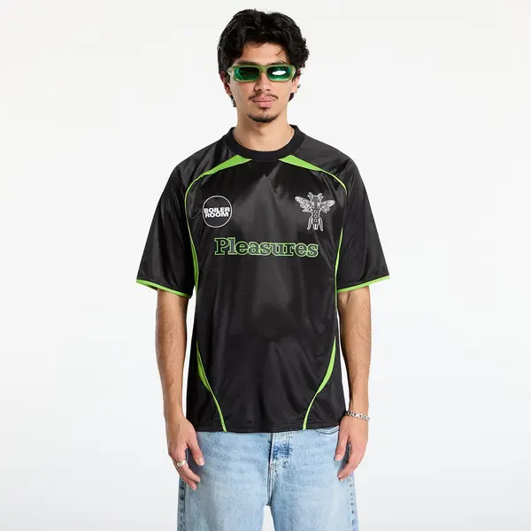 PLEASURES Dres PLEASURES x Boiler Room Aqua Soccer Jersey Black XL