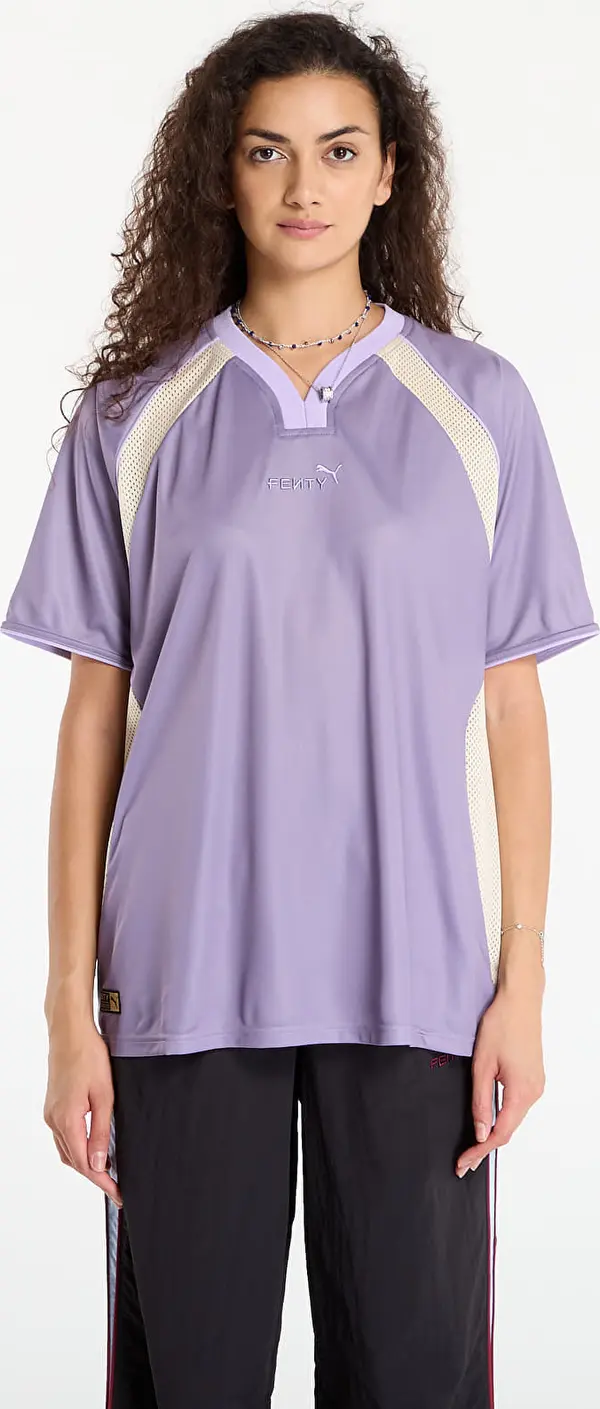 Puma Dres PUMA x FENTY Shortsleeve Jersey UNISEX Pale Plum XS
