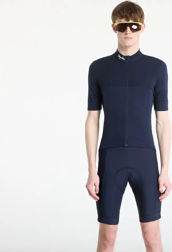 Rapha Dres Rapha Men's Brevet Element Jersey Dark Navy/ White M