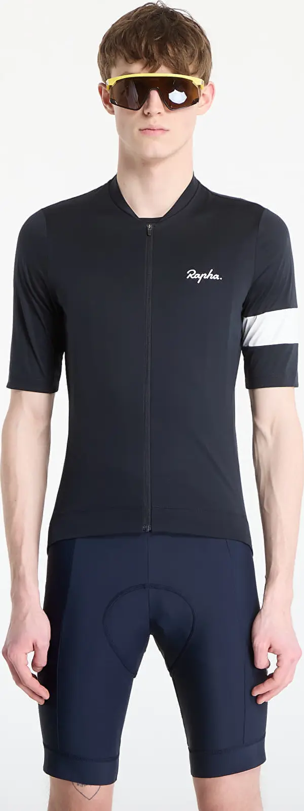 Rapha Dres Rapha Men's Core Jersey Black/ White L