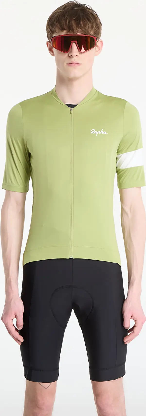 Rapha Dres Rapha Men's Core Jersey Fern/ White S