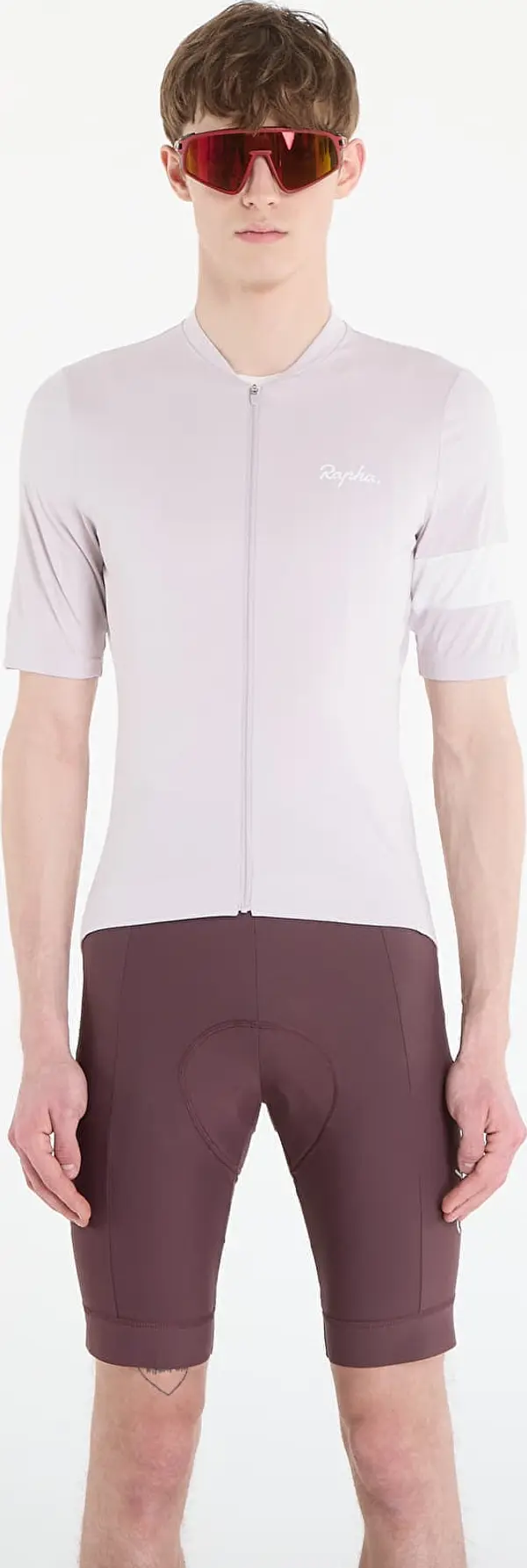 Rapha Dres Rapha Men's Core Jersey Pale Lilac/ White XL