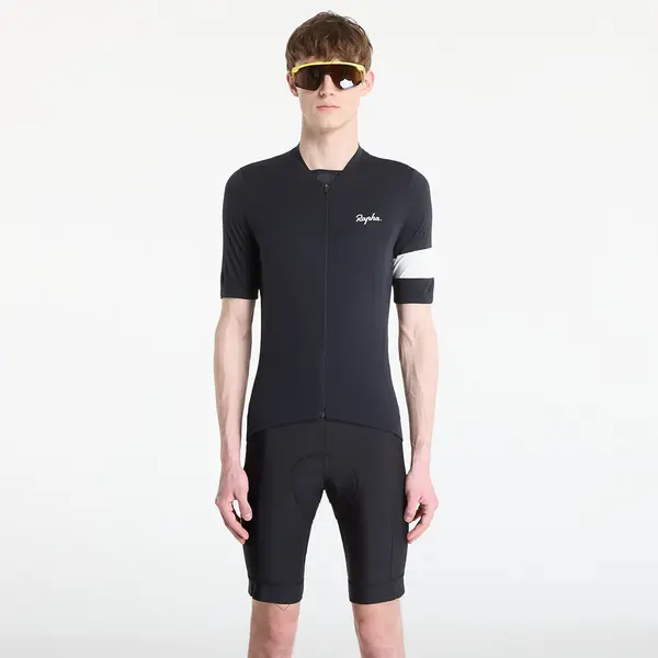 Rapha Dres Rapha Men's Core Lightweight Jersey Black/ White M
