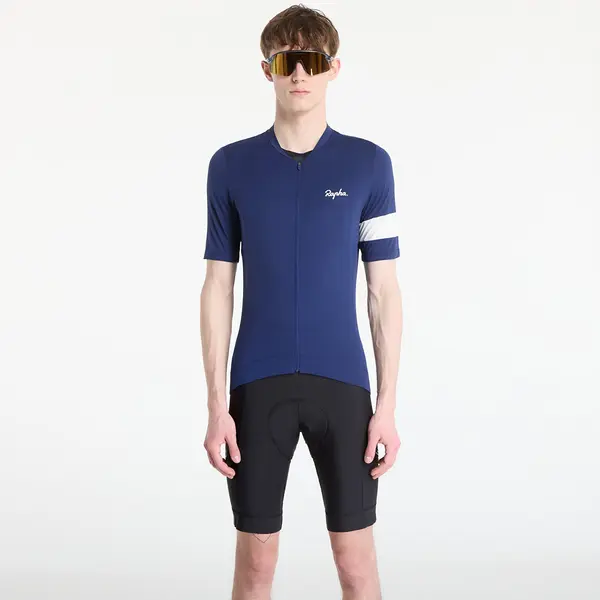 Rapha Dres Rapha Men's Core Lightweight Jersey Navy/ White M