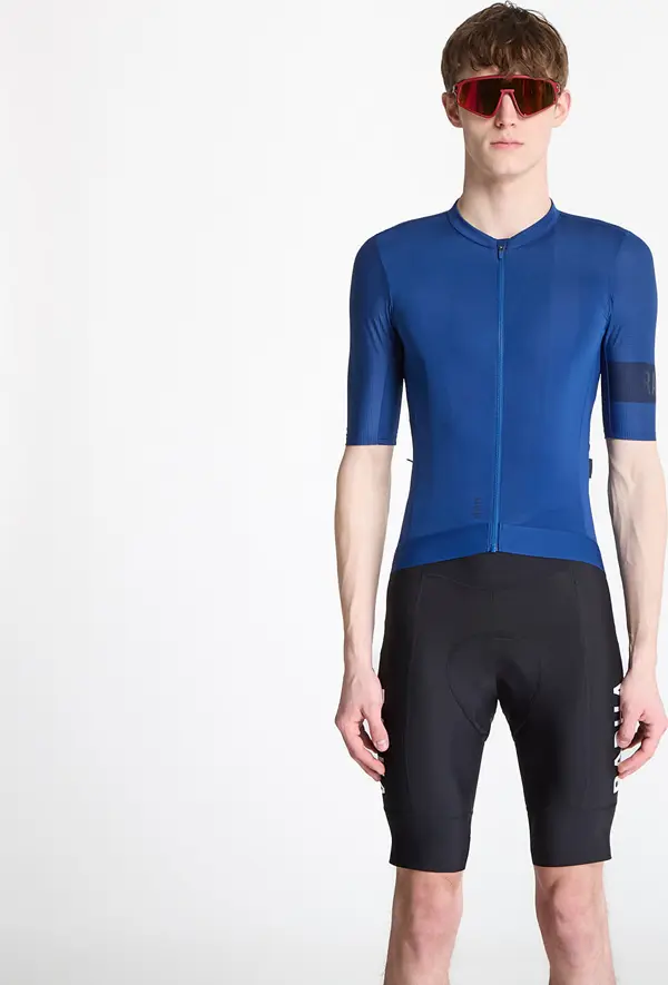 Rapha Dres Rapha Men's Pro Team Jersey Fossil Blue/ Marine Blue M