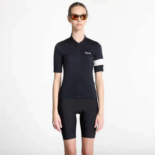Rapha Dres Rapha Women's Core Jersey Black/ White XS