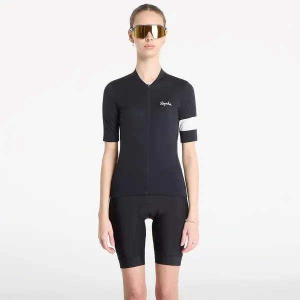 Rapha Dres Rapha Women's Core Lightweight Jersey Black/ White M