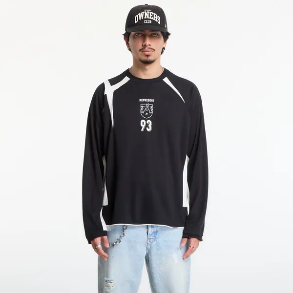 REPRESENT Dres REPRESENT Star Football Long Sleeved UNISEX Jet Black L