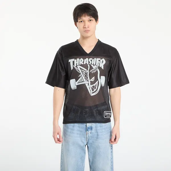 Thrasher Dres Thrasher x Spitfire Thrash & Burn Football Jersey Black L