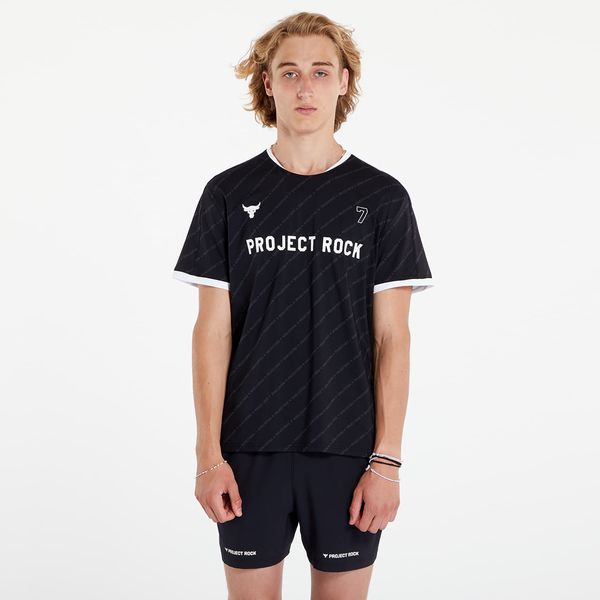 Under Armour Dres Under Armour Project Rock Rugby Shirt Black/ White L