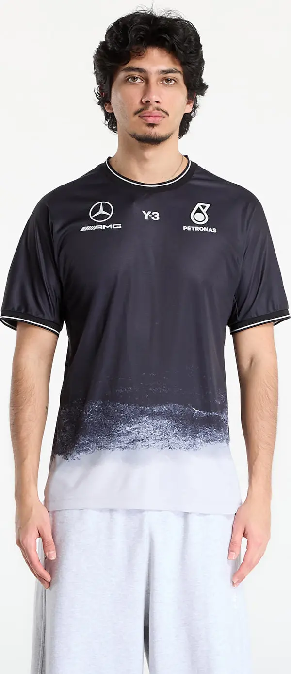 Y-3 Dres Y-3 Mercedes AMG Petronas Formula 1 Team Mechanics Short Sleeve Jersey Black XL