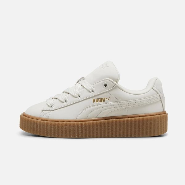 Puma Fenty x Puma Creeper Phatty Nubuck Warm White-Puma Gold-Gum