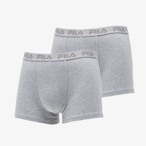 FILA FILA Man Boxers 2-Pack Grey
