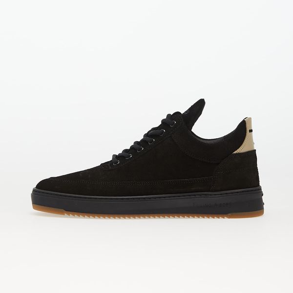 Filling Pieces Filling Pieces Low Top Ripple Suede Black