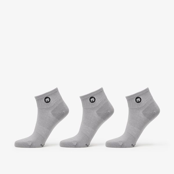 Footshop Footshop Ankle Socks 3-Pack Grey