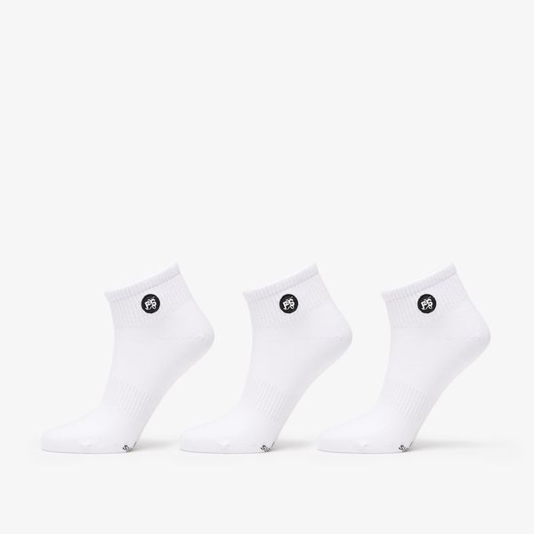 Footshop Footshop Ankle Socks 3-Pack White