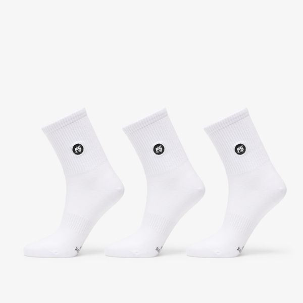 Footshop Footshop Short Socks 3-Pack White 39-42