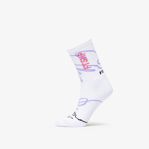 Footshop Footshop The Skateboard Socks White/ Pink