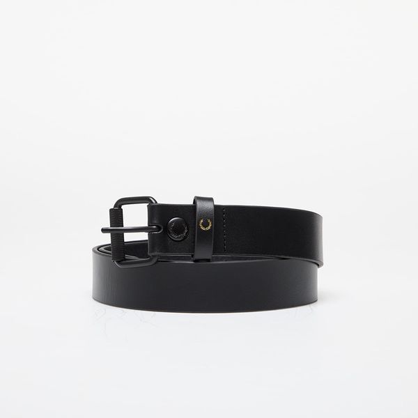 FRED PERRY FRED PERRY Burnished Leather Belt Black