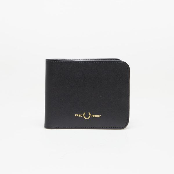 FRED PERRY FRED PERRY Burnished Leathr B'Fold Wallet Black
